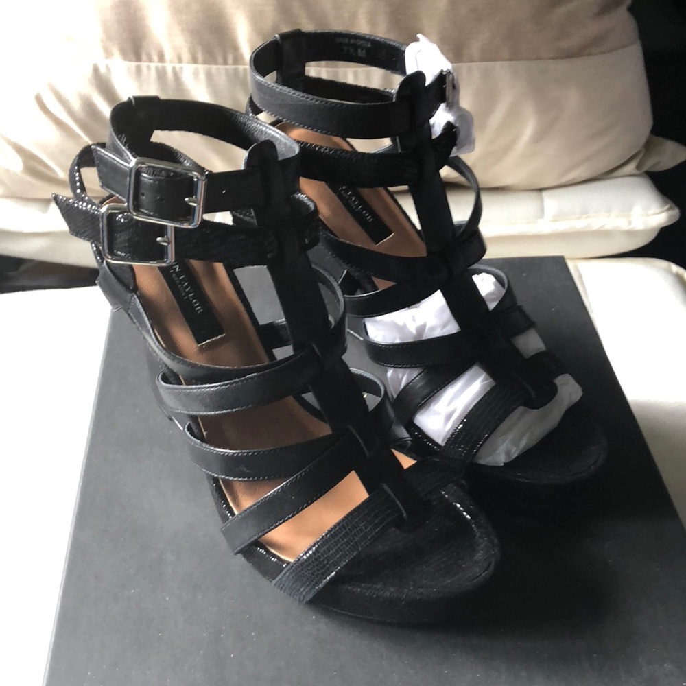 Ann Taylor Allison Buckle Wedge